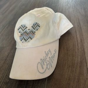 Rhinestone Mickey baseball cap.
